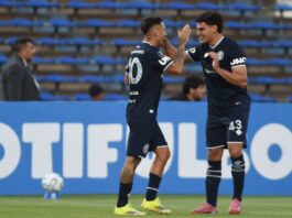 Independiente Rivadavia marcó su primer gol en la Copa Libertadores al minuto de juego