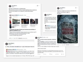 Javier Milei difundió casi 1000 mensajes contra el periodismo en sus redes sociales durante las Pascuas