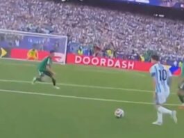 VIDEO: así fue el gol de Lionel Messi contra Argelia desde la cámara del árbitro
