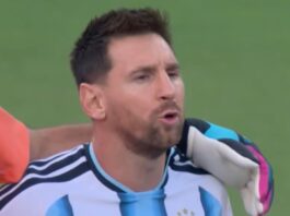 Lionel Messi y los jugadores de la selección argentina se emocionaron al cantar el himno nacional: su reacción