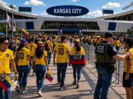 El ICE en Kansas City, hoy: juega Ecuador y confirman operativos masivos por el Mundial 2026