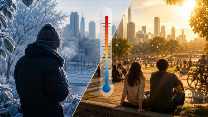 Sorprendente aumento de la temperatura en el AMBA: tras la ola polar, el termómetro rozará los 20 grados