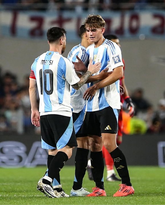 La foto que posteó Nicolás Paz con un homenaje a Lionel Messi
