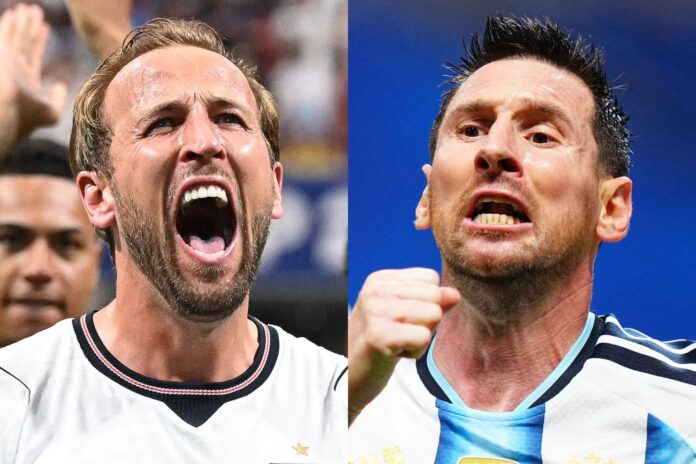 “Si alguien puede, es Leo”, la frase que se replica en las redes de los argentinos y “Messi da miedo”, en la de los ingleses
