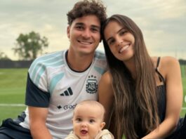 La historia de amor de Julián Álvarez y Emilia Ferrero, la mujer que lo acompaña desde la adolescencia y está siempre