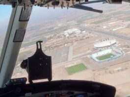 Un grupo de periodistas había viajado en el helicóptero que cayó un día antes del accidente: el video desde el interior