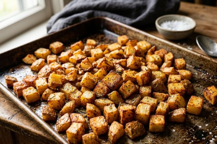 Los chefs se plantan: el truco definitivo para hacer papas al horno crocantes con poco aceite