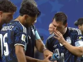 Lionel Messi y los jugadores de la Argentina descubrieron el machete del arquero de Inglaterra para los penales