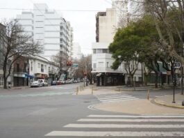 Las calles de La Plata, paralizadas por el partido de la Selección argentina
