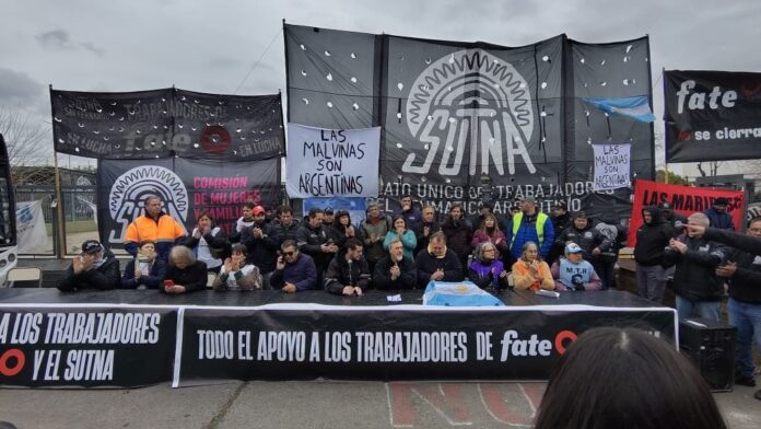 Se cumplieron seis meses del cierre de FATE y el gremio llamó a una marcha a Plaza de Mayo