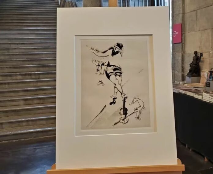 Reapareció una obra de Marc Chagall que estuvo 20 años olvidada en un depósito de Aduanas