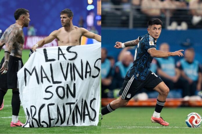 La historia detrás de la bandera de Malvinas ante Inglaterra: la confesión de Thiago Almada