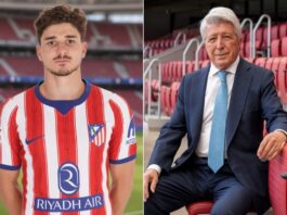 El presidente del Atlético de Madrid sobre Julián Álvarez: “No sé si pedirá disculpas”