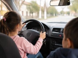 Polémica: un padre filmó a su hija de 9 años manejando y lo publicó en redes