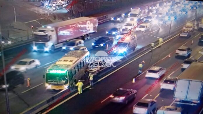 Chocaron seis vehículos en Panamericana y hay demoras mano a Ciudad y a Provincia