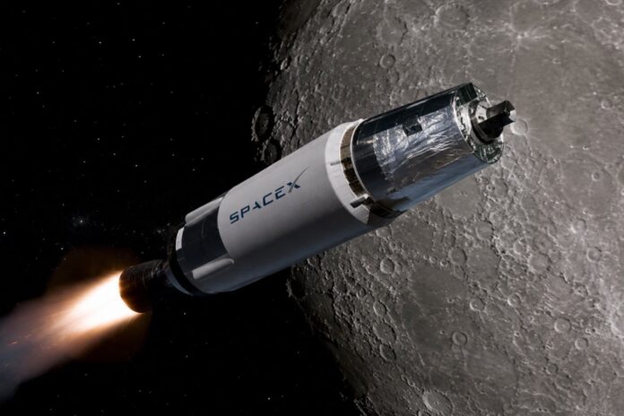 SpaceX llega a la Luna de forma inesperada: el cohete que se estrelló en la superficie del satélite