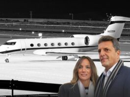 Al Caribe en avión privado: el viaje de Massa con su esposa y amigos en medio del retorno a la discusión electoral