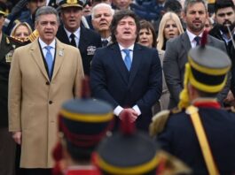 Javier Milei reapareció en el homenaje a San Martín con un discurso de tono electoral y gestos hacia el Pro