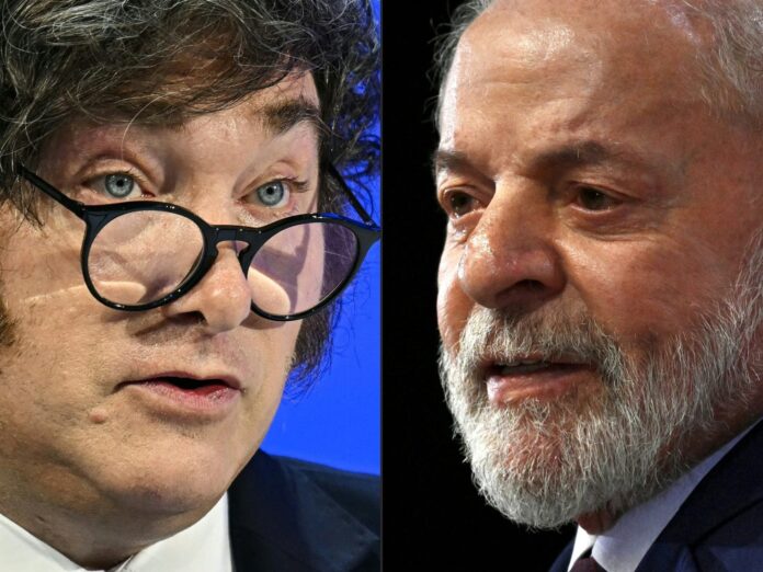 Milei volvió a tensar el vínculo con Brasil, al repostear nuevas críticas contra Lula da Silva