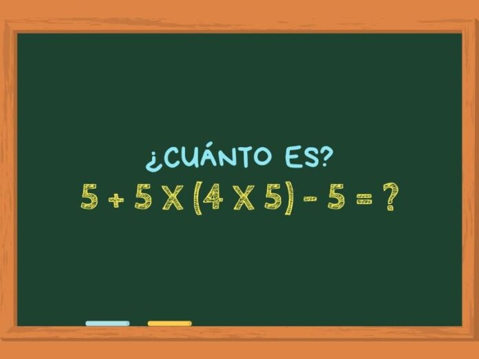 ¿Cuánto es 5 + 5 x (4 x 5) – 5? El cálculo matemático que solo los genios logran resolver en nueve segundos