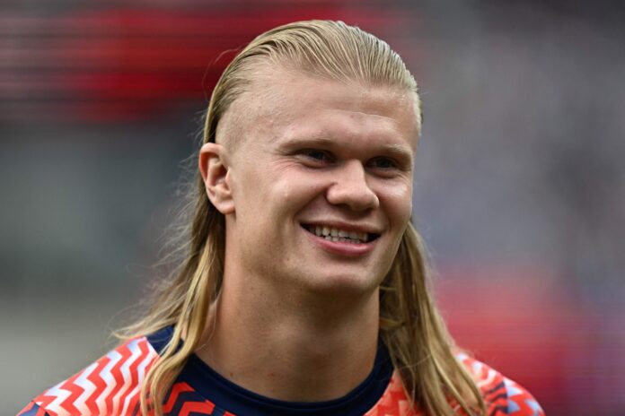 Erling Haaland se rapó y le dijo adiós a su mítica melena rubia