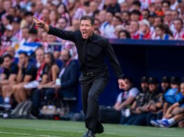 El alocado festejo del Cholo Simeone tras el triunfo de Atlético sobre el Real Madrid