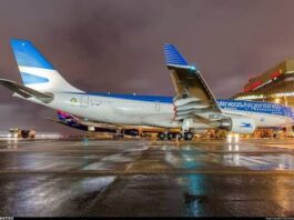 Vuelo de Aerolíneas con destino a Madrid regresa a Ezeiza por problemas en un motor