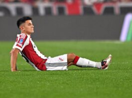 Se confirmó la lesión de Thiago Almada: sufrió un desgarro en el partido ante Huracán