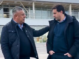 Chiqui Tapia visitó el predio de Racing y respaldó a Diego Milito, que hace poco había sido muy crítico con la AFA