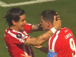 Una jugada, un gol: en su primer ataque, Estudiantes encuentra el 1-0 gracias a Alexis Castro