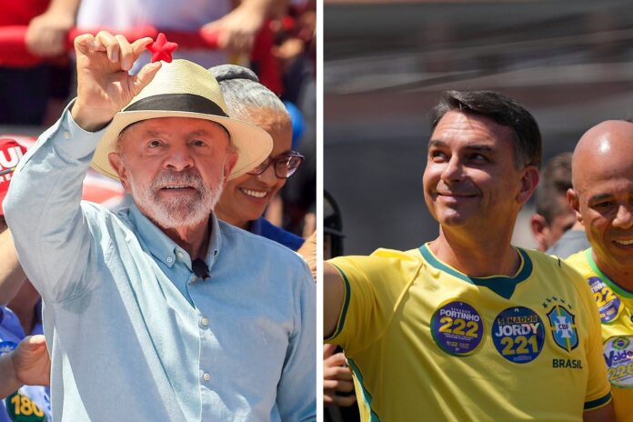 Empate técnico, escándalos y sus últimas cartas: cómo llegan Lula y Flavio Bolsonaro a las elecciones en Brasil