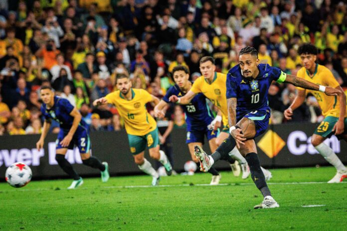 Brasil sufrió y terminó dando vuelta un partido complicado ante Australia