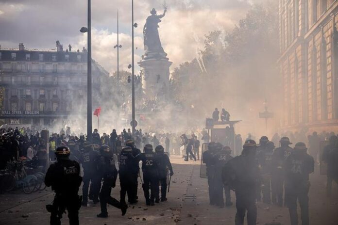 Violentas protestas en Alemania y Francia