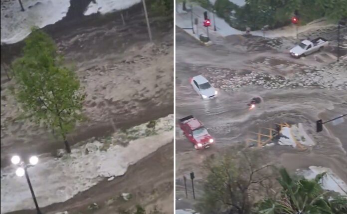 Temporal en Santiago de Chile: tormenta eléctrica, granizo e interrupciones en el transporte