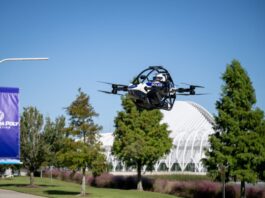 El vehículo volador y de autonomía eléctrica de US$150 mil que la policía de Florida incorpora para tareas de rescate