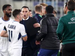 Irlanda e Israel igualaron en otro partido de alta tensión por la Liga de Naciones: los futbolistas no se saludaron y estuvieron a punto de pelearse en el túnel