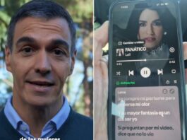 La chicana de Pedro Sánchez a Milei en su visita a España: publicó una imagen de “Fanático” de Lali