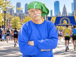 Tiene 76 años y corre maratones con los mismos shorts que usaba en la secundaria: “Es una forma de motivarme”