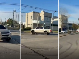 Video: una camioneta 4×4 hizo derrapes en plena avenida 31 de La Plata y quedó grabada
