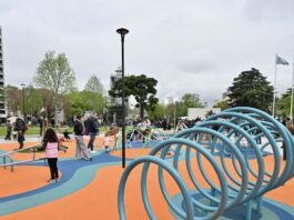 Tras meses de obras, se inauguró la renovación de Plaza España y se espera una tarde shows gratuitos